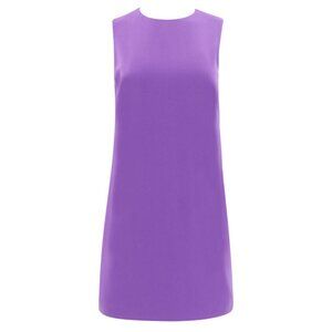NWT THEORY Admiral Crepe Shift Dress Bright Peony Size 8